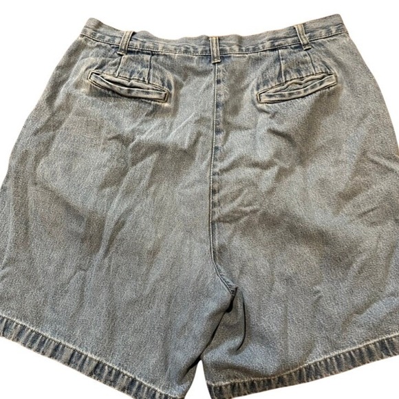 Bill Blass Vintage Denim Shorts Size 12 High Waist Mom Style - Picture 7 of 7